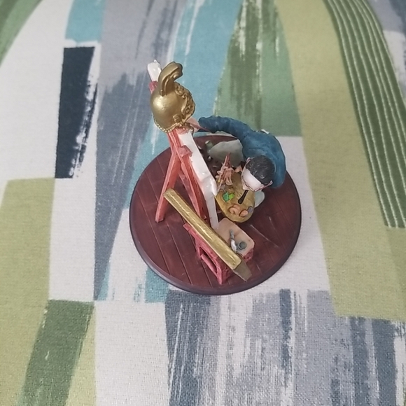 Norman Rockwell Triple Self-Portrait Figurine 1999 90's Grossman Creations - Picture 9 of 15